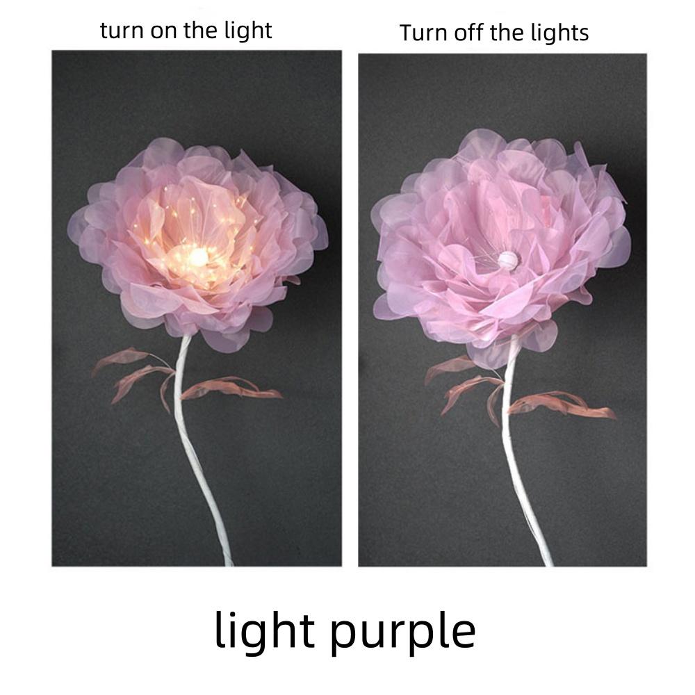 Гигантский бумажный цветок для художественного творчества своими руками, готовый продукт, большой цветок пиона, торговый центр, украшение, торшер