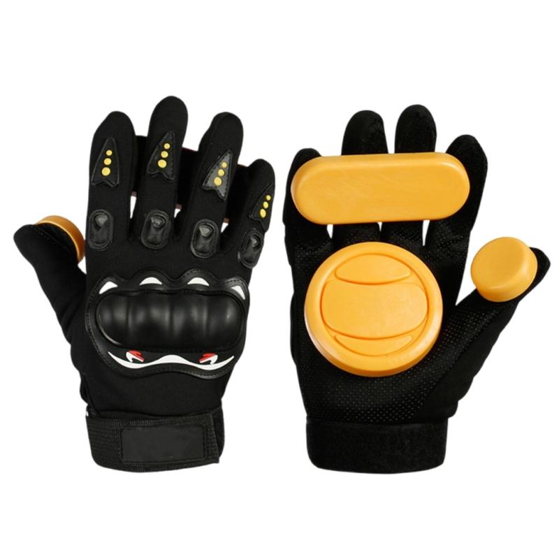Downhill Skateboard Gloves Outdoor Sliding Gloves Longboards Hand Palm Slide Gloves Skate Accessories Easy to Use