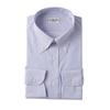 HITOYOSHI Рубашка легкого ухода с длинным рукавом 10 размеров Hitoyoshi Dress Shirt Хлопок LB-B3 [На пуговицах/Синяя полоска/39-80] Мужская 100%