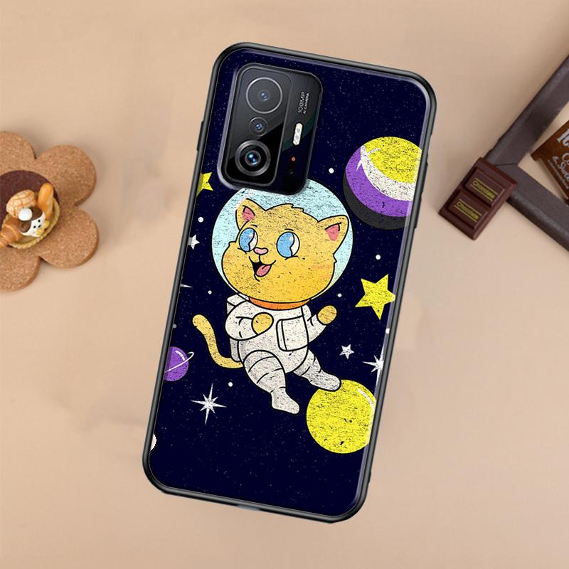 Чехол 'Кошки в космосе' для Xiaomi POCO X7 X6 Pro X3 X5 M6 F3 F5 F6 Pro 11T 12T 13T 14T Pro 13 14 Ultra