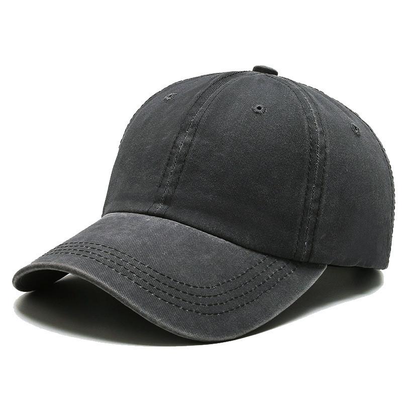 Korean Style Packable Cotton Baseball Cap With Breathable Design For Men And Women