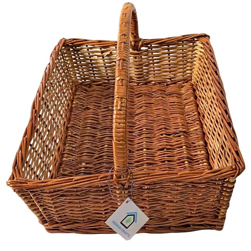Basket with Handle Hamper Packing Chocolate Dry Fruit Wedding Cloth Packing Gifting Basket Size 18x12x5 inch.(Extra Large)
