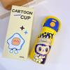Strawberry Pudding Cartoon 600ml Insulated Travel Mug With Leakproof Lid For Kids And Students