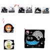 Bagged Packaging Black And White Cloth Book With Sound Paper Emotional Visual And Intellectual Stimulation Toy For Babies
