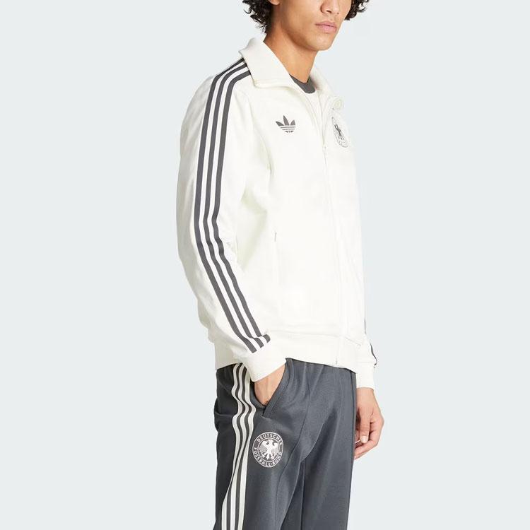 Adidas Немецкий Beckenbauer Track Top (Размеры KR) Off White Мужская уличная одежда IU2100