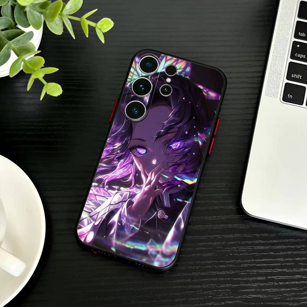 Oshi No Ko A-Аниме Милый Чехол Для Телефона Для Samsung S26,S25,S24,S23,S22,S21,S20,S30,Ultra,Plus,Fe,Note,5G Черный Чехол