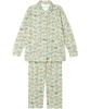 Wacoal Relax Sleep Tsumori Chisato Cotton Long UDX592 & Women's Pajamas, 100% Jersey, Sleeves, 9/10 Length,