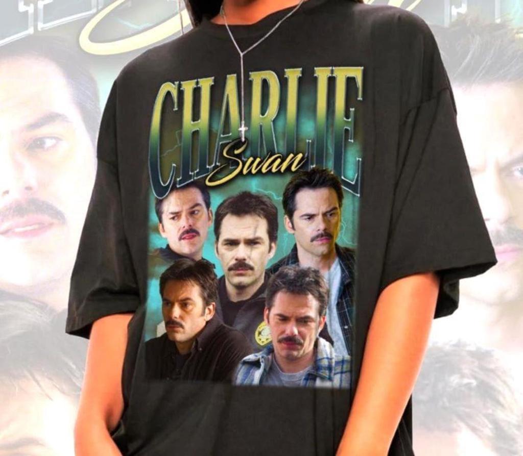Charlie Swan Shirt – Team Charlie Tshirt,Forks Police Chief Tee,Vitamin R Beer Gift