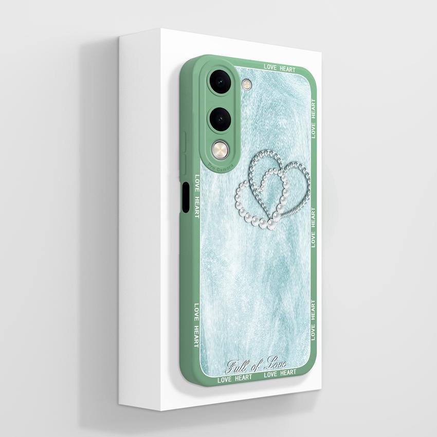 Для Vivo Y04 Y03 Y02 Y11 Y15 Y20 Чехол для телефона Милый мультяшный узор для девочек Гладкий жидкий силикон Противоударная защита Задние крышки Чехол для корпуса Vivo