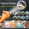 Children's Cognitive Enlightenment Projector Lamp - Educational Toy with Luminous Patterns.