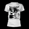 Винтажная футболка группы Discharge Hear Nothing хлопок белый S-234XL унисекс BL260