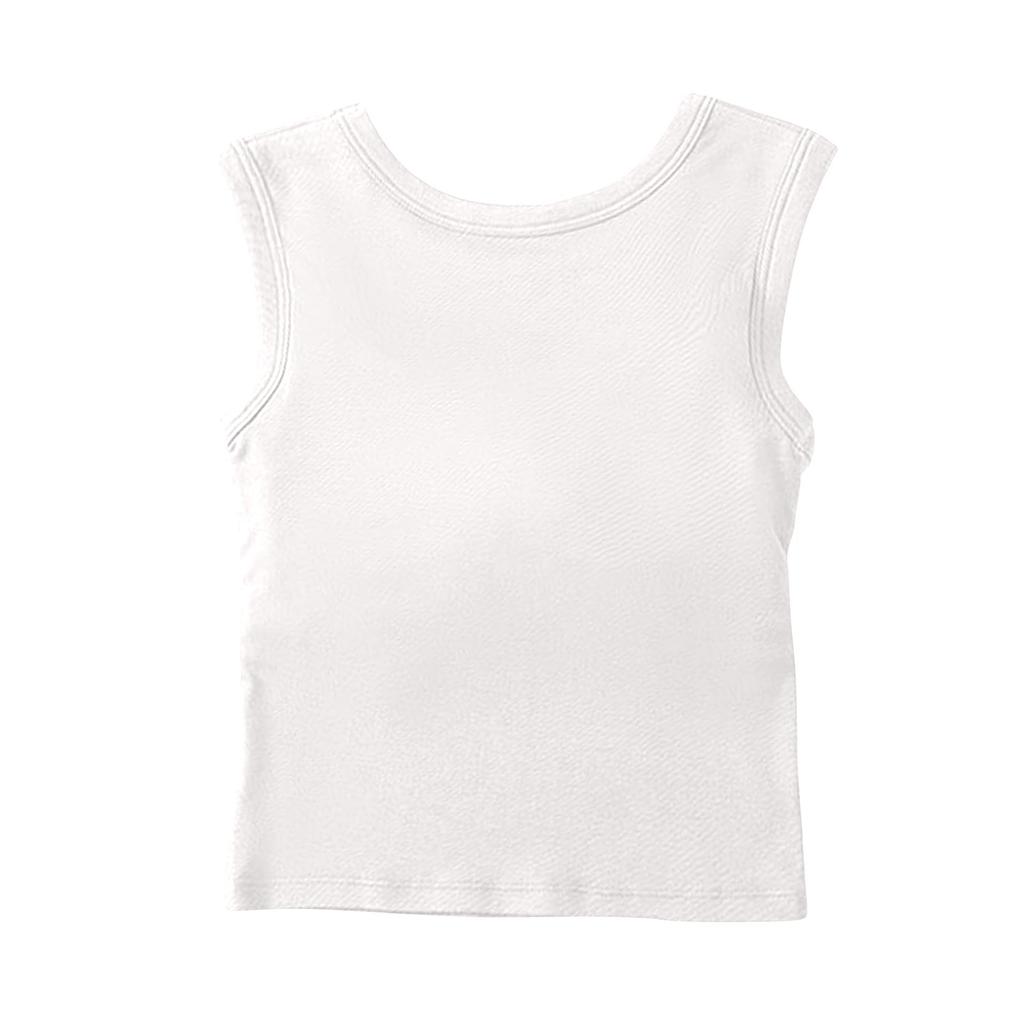 Женский жилет с подушечками на груди, на широких бретелях, с круглым вырезом, костюм для йоги, нижнее белье, базовый слой