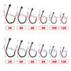 500 pieces per bag Eyed Barbed Fishing Hooks Pinpoint Claw PTFE Coated High Carbon Steel Durable hooks 8019