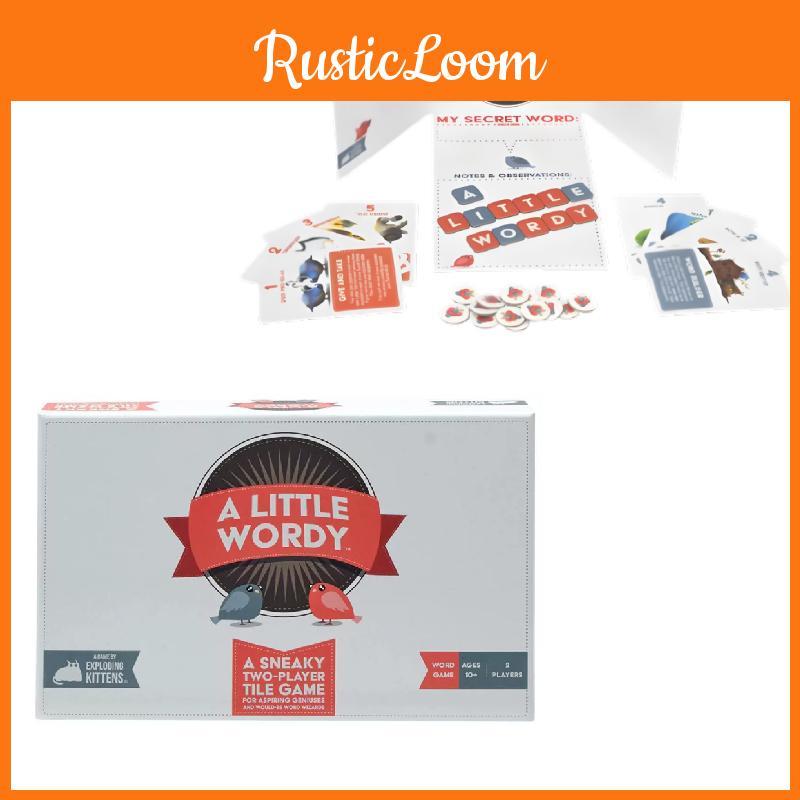 A Little Wordy от Exploding Kittens Карточная игра для подростков, взрослых, детей, для семейного веселья, для вечеринок