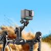 Handlebar Mount Bracket 360 Rotating Motorcycle Bike Camera Holder for Insta360 DJI Action Camera