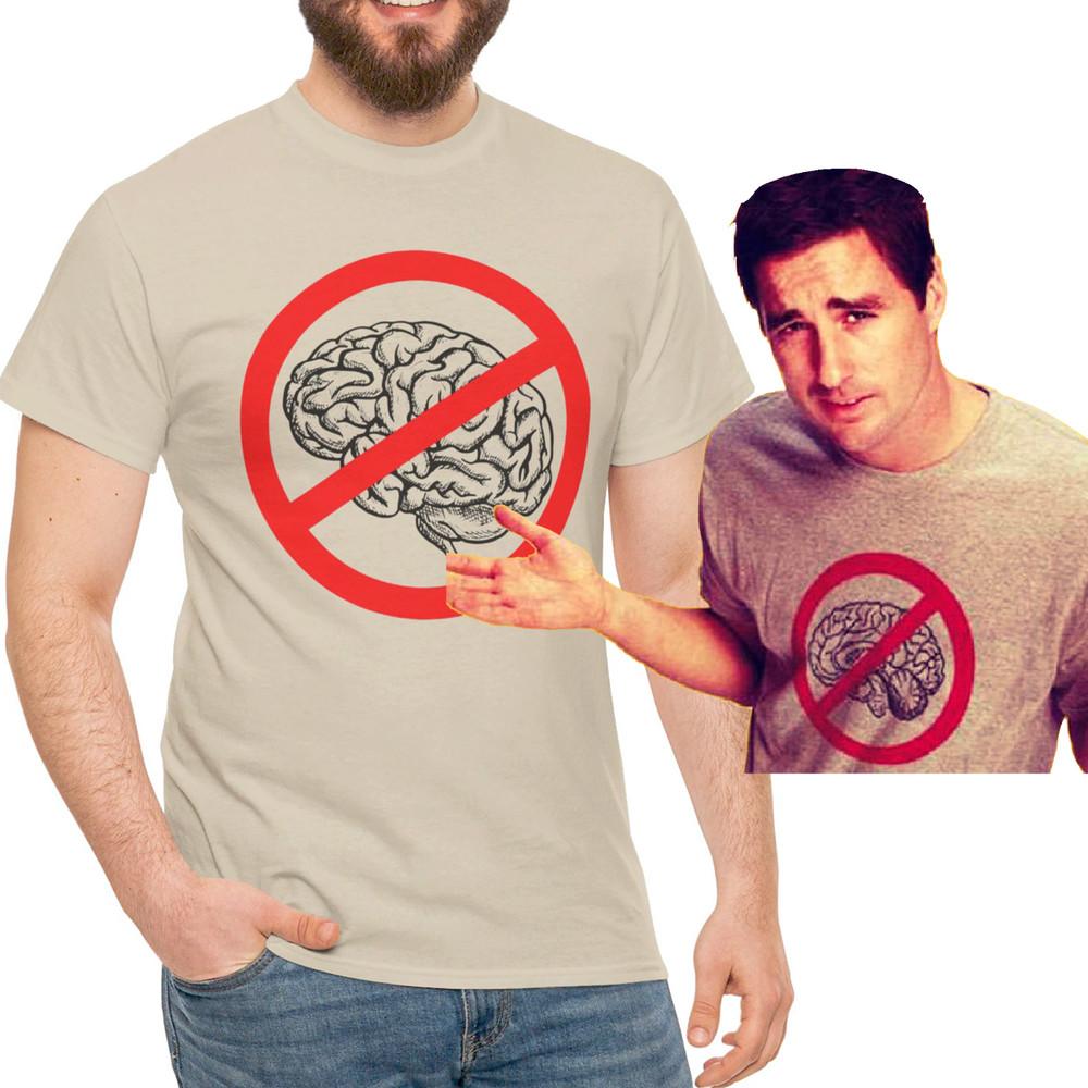 NO BRAIN T-Shirt idiocracy movie tshirt luke wilson brawndo funny Unisex Tee