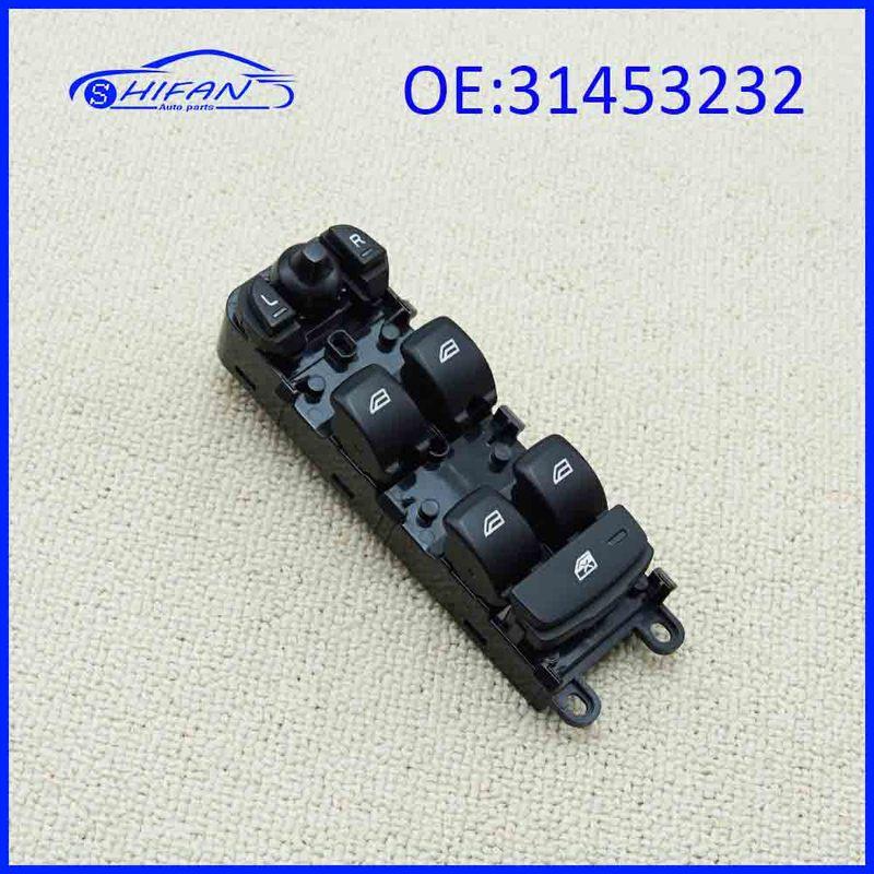 31453232 Automobile Left Front Window Glass Lift Switch Regulator Master Switch For Volvo S80 S80L V40 V70 XC70 Car Accessories