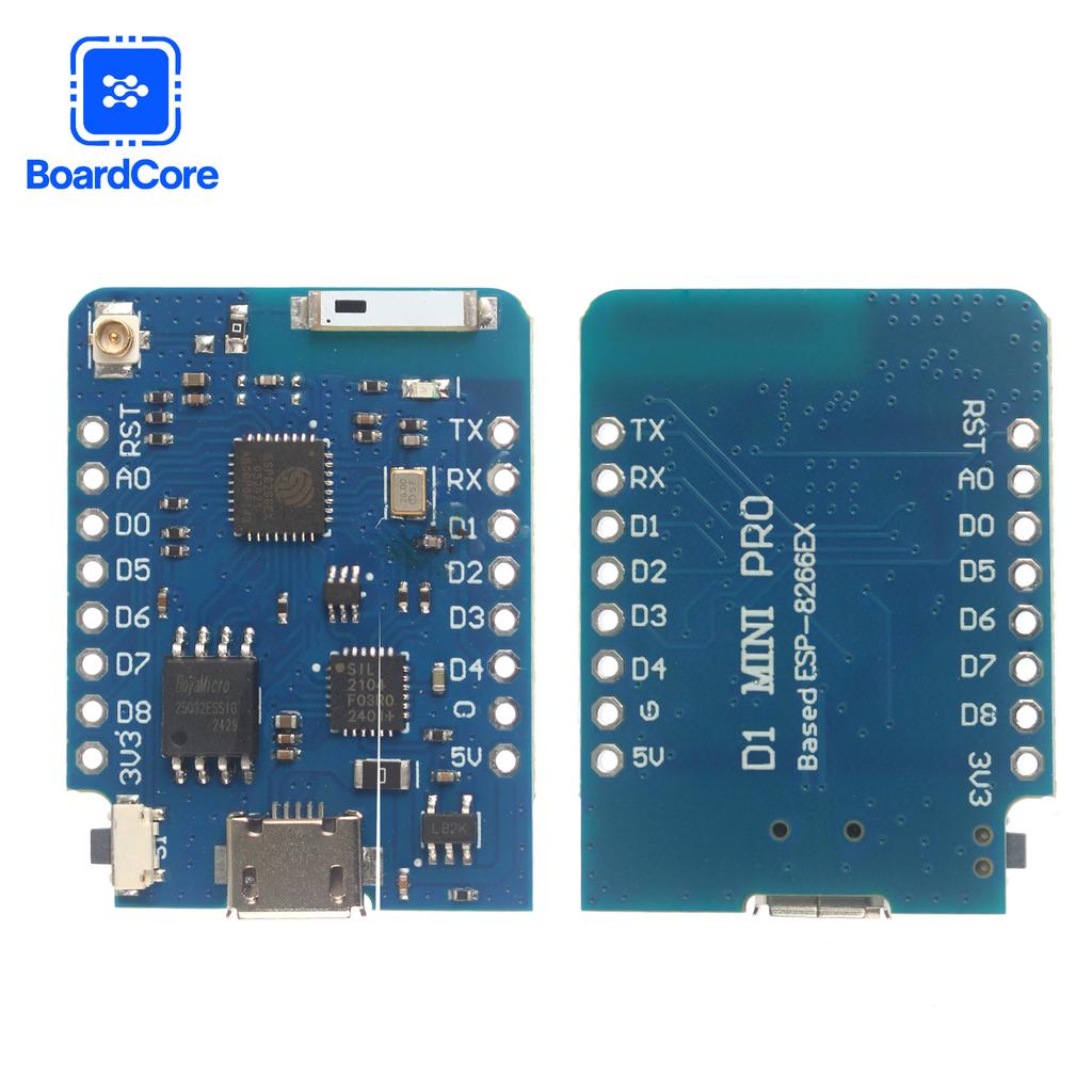 D1 Mini Pro ESP8266 NodeMcu 4 МБ Байт Lua WIFI Интернет вещей Плата разработки на базе ESP8266 для Arduino