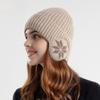 Winter Earmuff Cap Unisex Warm Thickened Knitting Wool Beanie Cold Outdoor Sports Windproof Thermal Ear Protection Hat Caps
