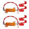 2/4sets 50W 6ohm LED Load Resistors, 50W 6RJ 6ohm LED Decoder, Resolves Turn Signal Flashing Error Codes Load Resistors