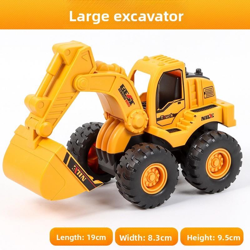 Excavator Inertia Large Dump Truck Set Toys Interactives Parts Plays Skills