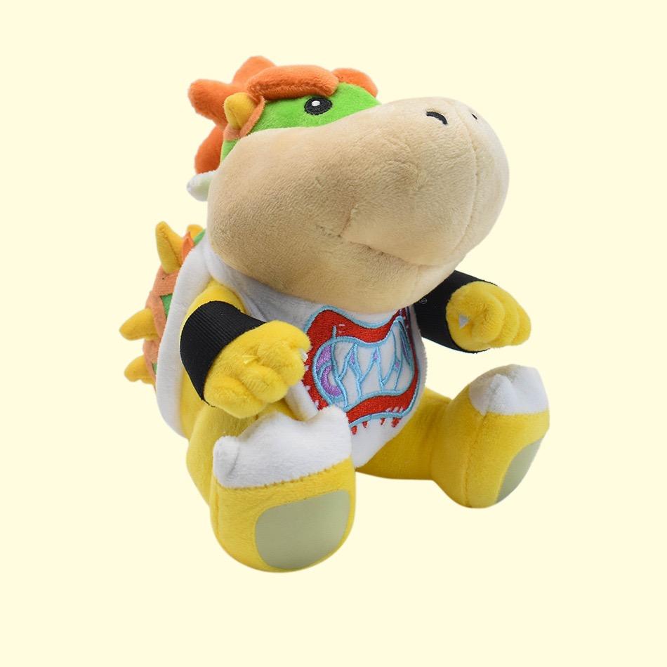 Super Mario Bowser Jr Plush Set Cute Nintendo Game Collectible Dolls - 2 Styles Koopa Baby Dragon Stuffed Toy Gift for Fans