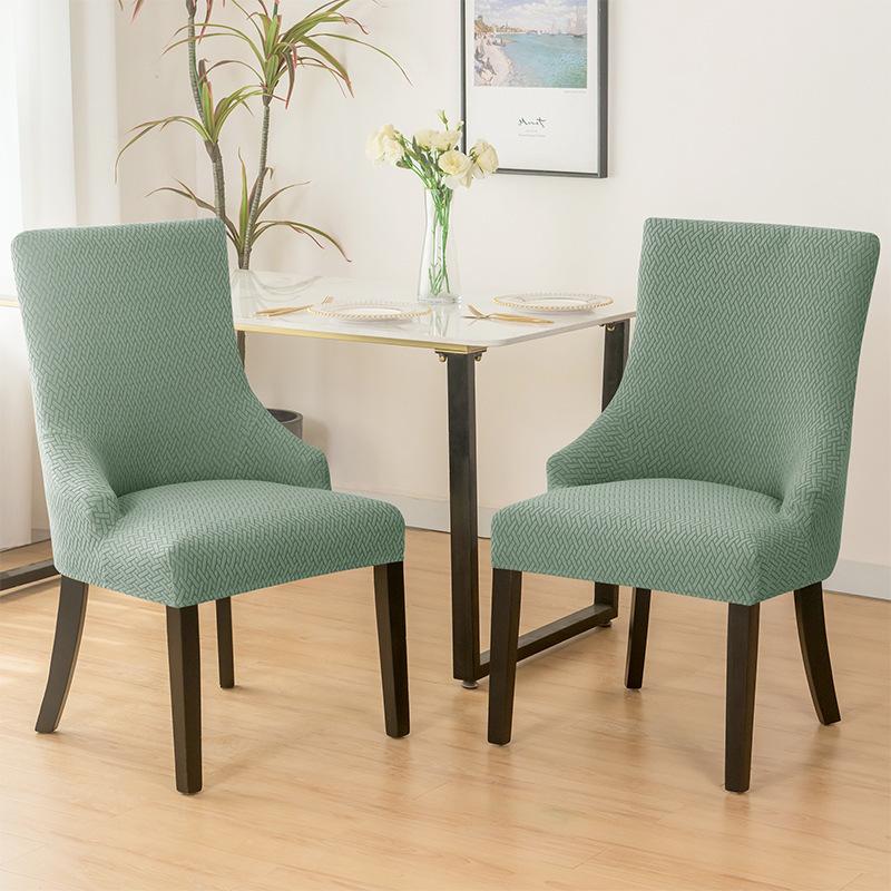 Эластичный жаккардовый Т-образный чехол для европейского мягкого кресла, чехол для кресла для отдыха, для дома, отеля, обеденного кресла, чехол для небольшого кресла