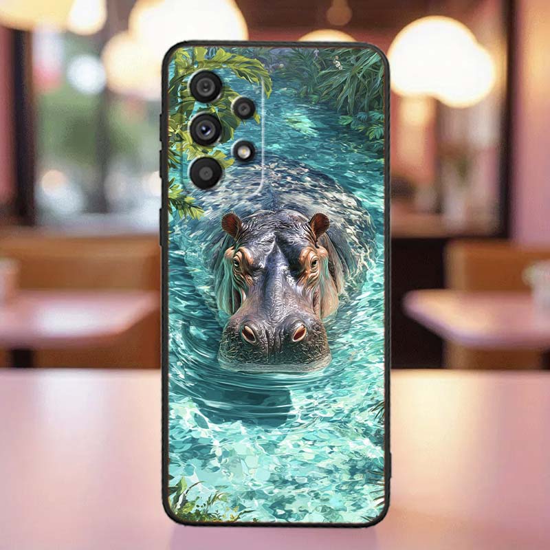 Tung Tung Sahur Аниме Арт Для Samsung A41 A35 A34 A33 A32 A25 A24 A23 A21s A06 A05 A04 A03 Note 10 20 Ultra 5G Черный Чехол