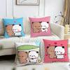 Чехол для подушки P-Panda Bubu And Dudu, двусторонний, плюшевый – Для автомобиля, дивана, спальни, идеально подходит в качестве подарка.
