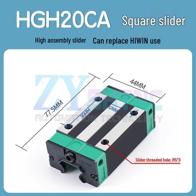 HIWIN Linear Guide Rail & Slider HGH/HGW Sizes 15-45