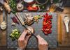 TEMPERED GLASS CUTTING BOARD 30x22 GRAY
