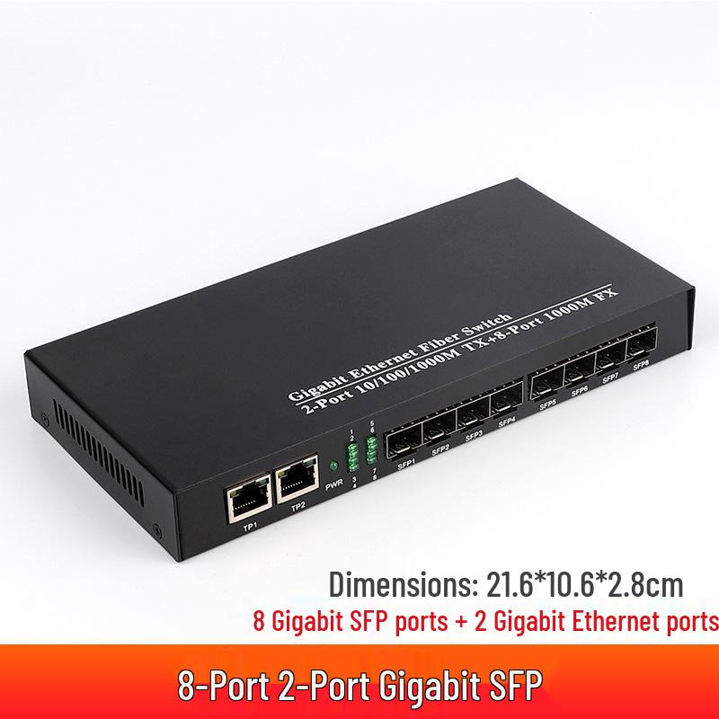 Гигабитный оптоволоконный SFP-трансивер: 1 Электрический и 1 Оптический Порт Модуль Оптического Коммутатора