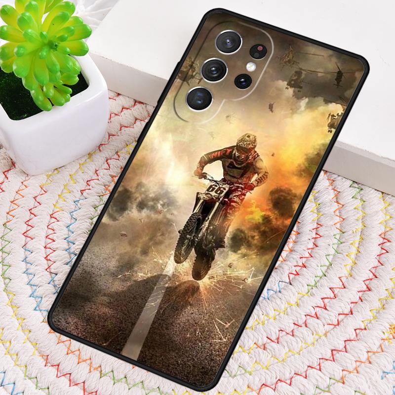 Мягкий силиконовый чехол для телефона Moto Bike Motocross для Samsung Galaxy note 10 pro S26 S25 S24 S23 S22 S21 Plus S25Ultra Capa Cover