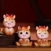 Смола 2026 Фигурки Года Лошади Реалистичные Китайские Миниатюрные Фигурки Лошади Год Лошади Декоративный Зодиакальный Талисман Лошади