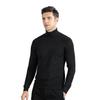 Autumn Wool Men's Turtleneck Basic Solid High Neck Knit Pullover Sweater Inner Sweater Plus Size