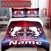 3pcs Duvet Cover Set (1*Duvet Cover + 2*Pillowcase, Without Core), Custom Name Bayer 04 Leverkusen Pattern Bedding Set, Home Bedroom Decor Gift