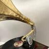Ностальгический граммофон фонограф новый рабочий проигрыватель пластинок стиль ручной работы граммофон хорошая идея для подарка