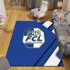FC Luzern Flannel Pattern Square Carpet,Area Rug,Carpet Rug for Living Room Bedroom Sofa Playroom Decor,Non-slip Floor Mat