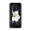 Для Realme 12 5G 12X Чехол для телефона Цветочный принт Мягкий черный ТПУ Fundas Для Realme12 12 X Защитный бампер Para Coque Etui Capas
