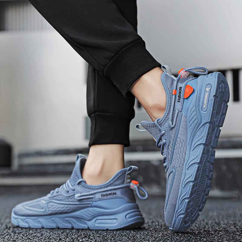 Спортивная обувь Уличная Мода Повседневная Обувь для Бега Мягкая Удобная Дышащая Легкая Сетчатая Обувь Мужская Спортивная Обувь