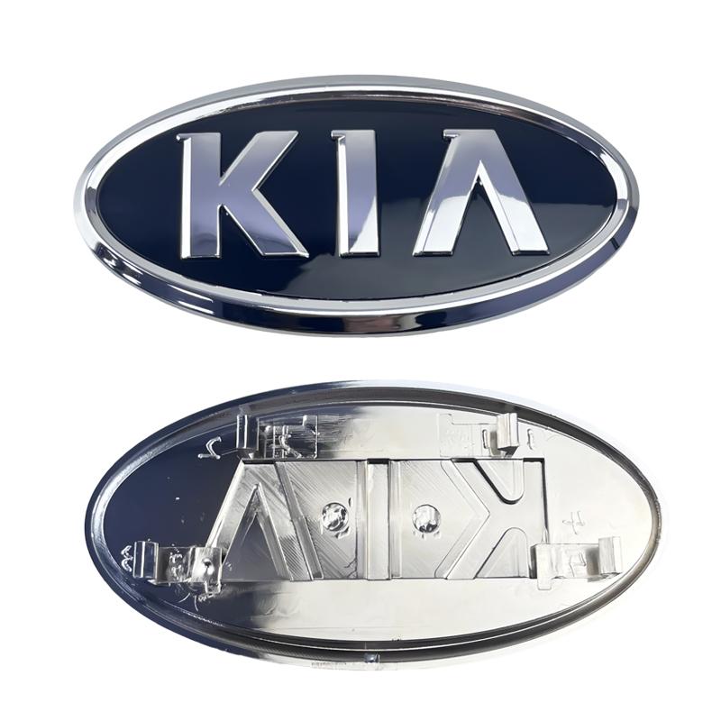 AAND1 Car Front Hood Emblem Rear Trunk Badge for KIA Sportage Ceed sorento Cerato Picanto Soul Stonic K3 K5 Rio optima Accessories
