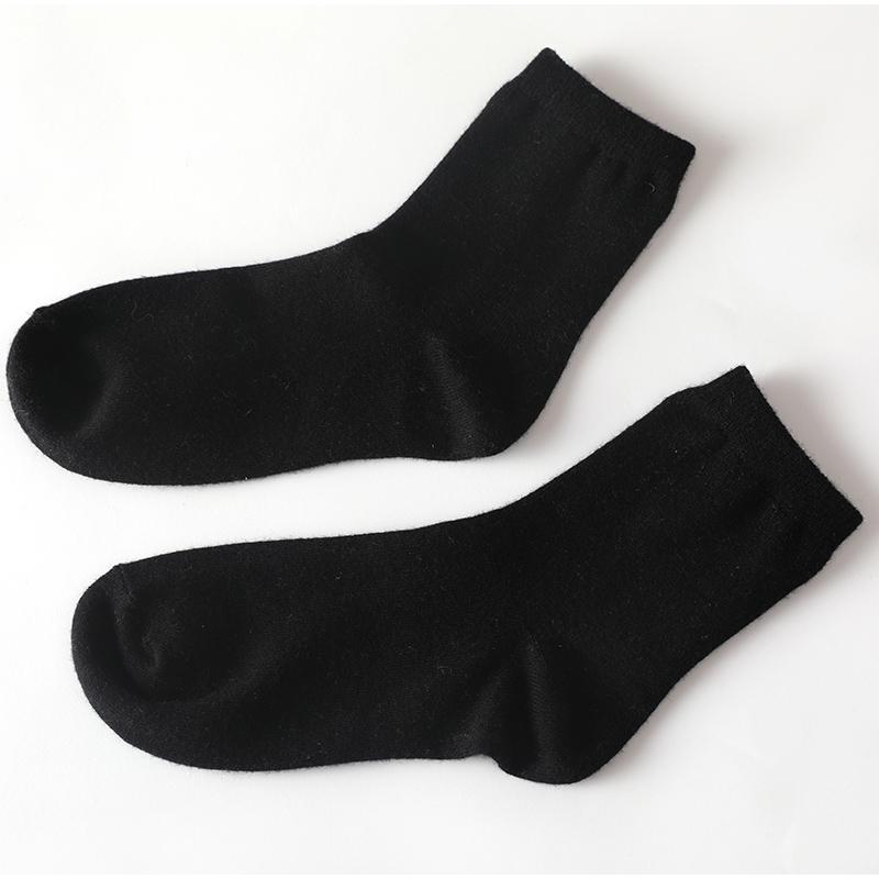 Высококачественные носки из чистого кашемира для мужчин и женщин, осенне-зимние, теплые толстые вязаные носки, комплект из 5 пар, бесшовные, модные, 5 пар/упаковка