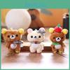 Toy Plush Bear Keychain Keyring Toy Pp Cotton Stuffed Doll Bag Gift Pendant