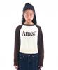 AMES-WORLDWIDE Basic Raglan Pullover Knit Brown