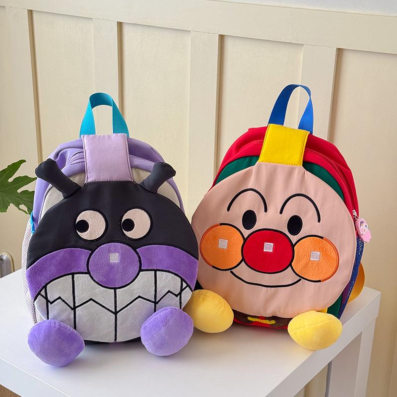 Cartoon Anime Boys And Girls Backpack Cute Clown Kindergarten Baby Schoolbag Children'S Backpack Tide