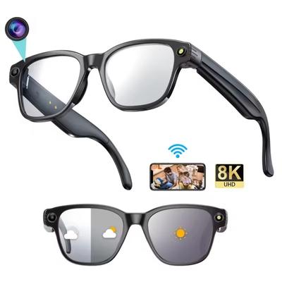Умные очки 1200P HD Фото Видеозапись 800 Мп Камера ИИ Голосовой ChatGPT Очки Bluetooth Музыка Звонки Носимые Многофункциональные Солнцезащитные Очки USB Зарядка