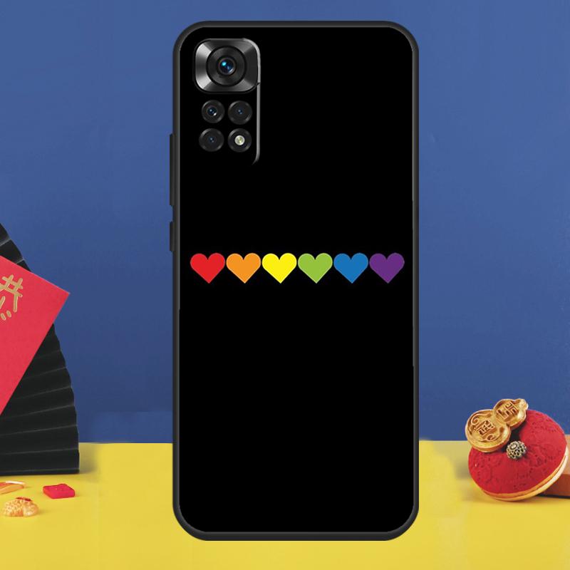 Heart Rainbow Gay Pride LGBT Case For Xiaomi Redmi Note 14 13 Pro 12 9 10 11 Pro 11S 12S Redmi 10C 12C 13C 14C Back Cover