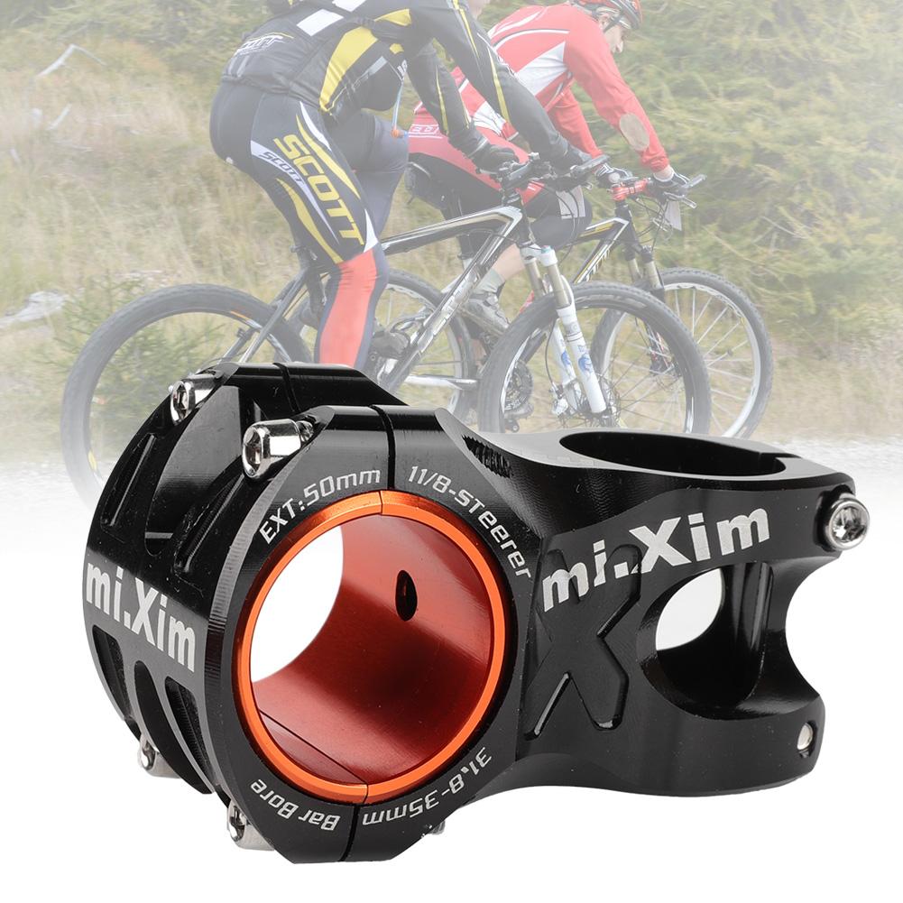 31,8*50 мм алюминиевый сплав короткий руль велосипеда руль подъемный шток детали велосипеда(черный)