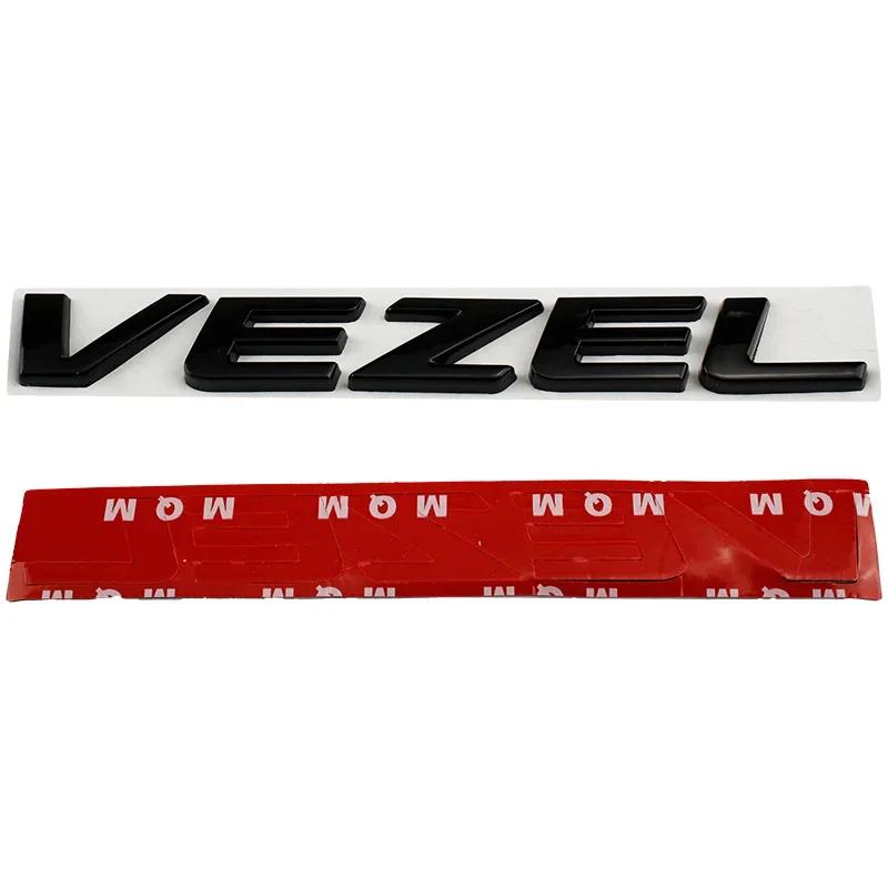 MPC4 Metal 3D Car Sticker Body Side Badge Styling for Honda Vezel Logo 2023 2019 2021 2020 Auto Rear Trunk Emblem Decals Accessories