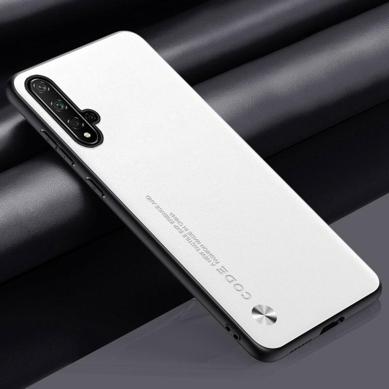 For Huawei Nova 5T Case Luxury PU Leather Phone Case For Huawei Nova5T Nova5 T Back Cover Silicone Shockproof Full Protection
